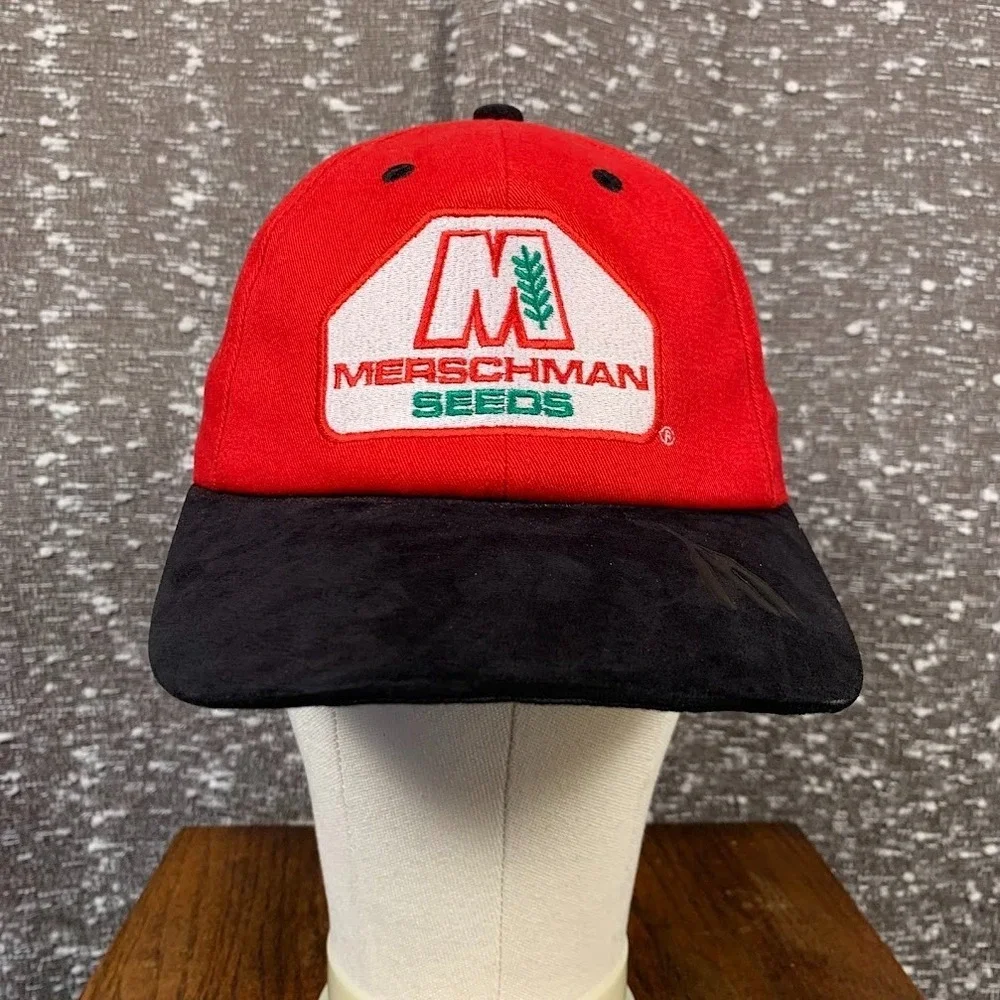 Vintage Merschman Seeds K Products Baseball Cap Hat Adjustable Farming‎